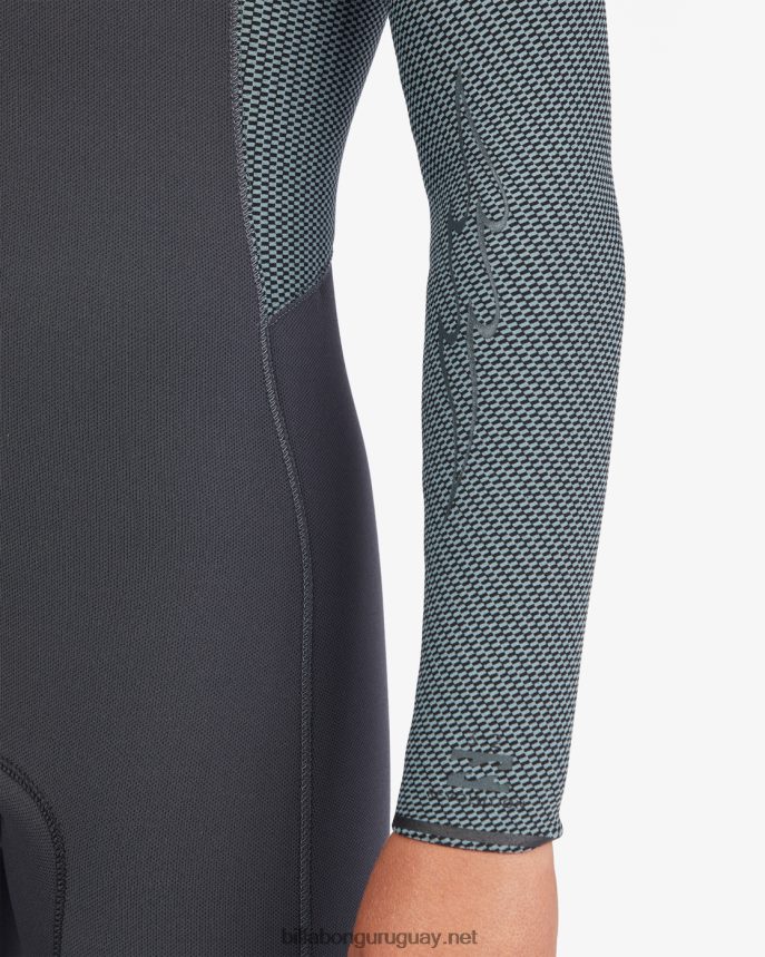 Traje de neopreno completo con cremallera en el pecho de 3/2 vueltas Niños negro antiguo DR6844998 Billabong