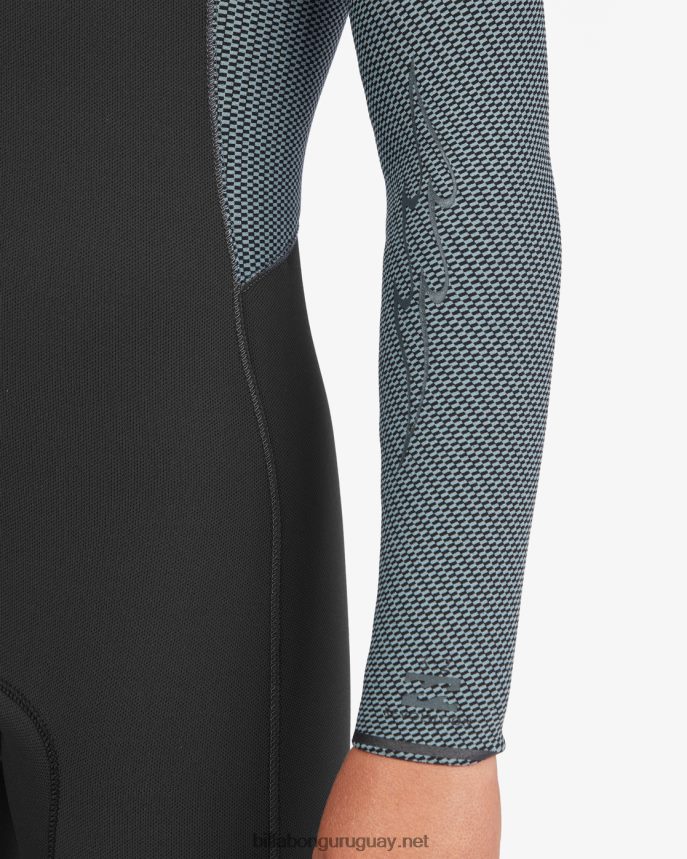 Traje de neopreno completo con cremallera en el pecho de 3/2 vueltas Niños negro antiguo DR6844998 Billabong