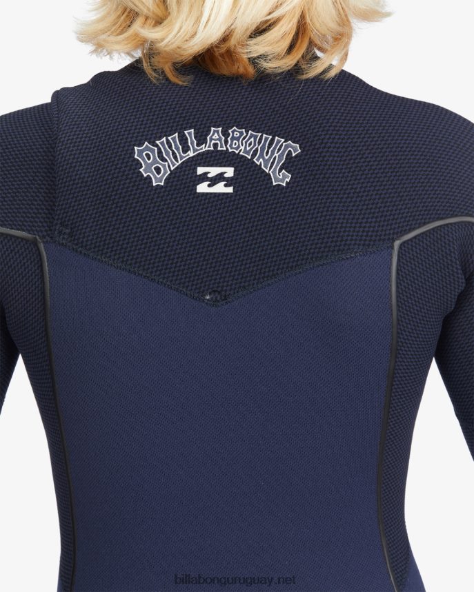 Traje de neopreno completo con cremallera en el pecho de 4/3 hornos Niños Armada DR68441129 Billabong