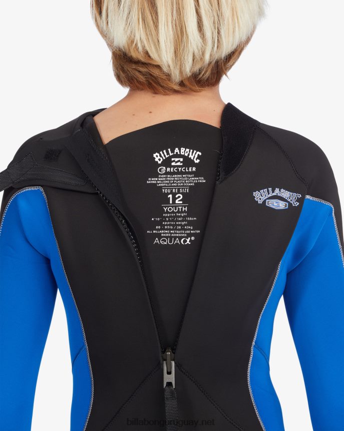Traje de neopreno completo con cremallera trasera absoluta 3/2 Niños puerto DR68441132 Billabong