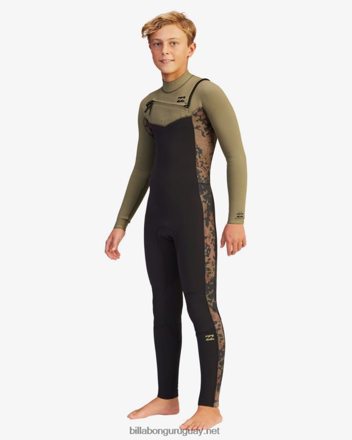 Traje de neopreno completo de 4/3 revoluciones Niños militar DR68441135 Billabong
