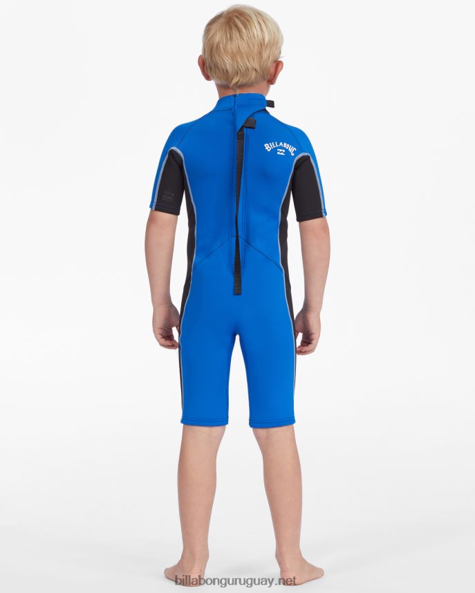 Traje de primavera con cremallera trasera absoluta de manga corta de 2-7 2/2 mm Niños puerto DR6844910 Billabong